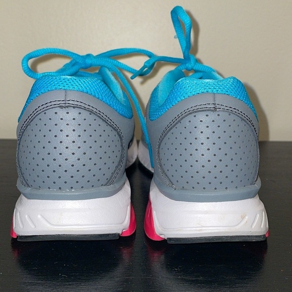 Nike Dart XII Florescent Blue/Hot Pink Running sneakers. Size 7. EUC - Picture 3 of 9